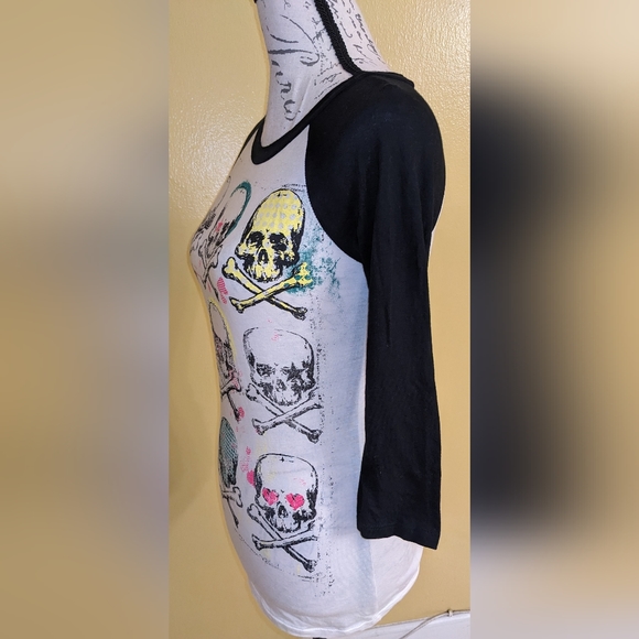 Skull T-Shirt Cotton Size Small - Picture 5 of 7